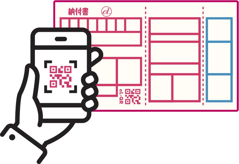 スマホでeL-QRを読み取る